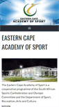 Mobile Screenshot of ecas.co.za