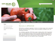 Tablet Screenshot of ecas.nl