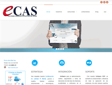 Tablet Screenshot of ecas.co